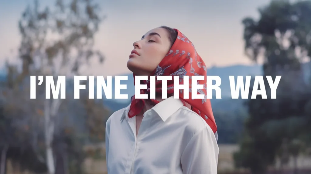 "I’m Fine Either Way"