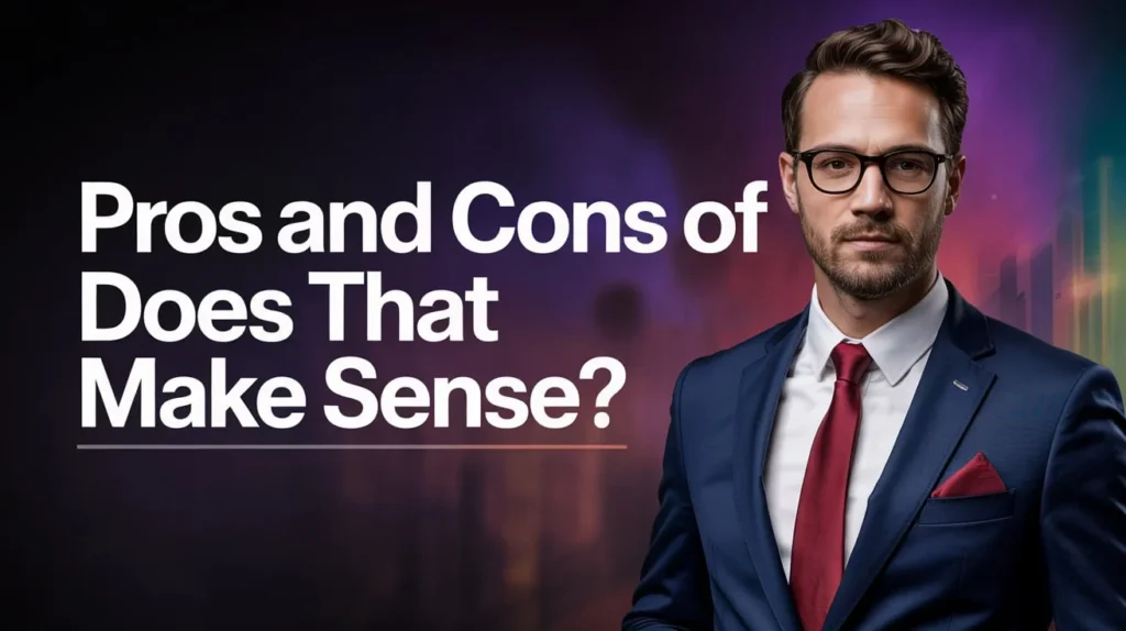 Pros and Cons of "Does That Make Sense?"
